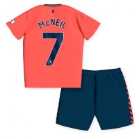 Camiseta Everton Dwight McNeil #7 Segunda Equipación Replica 2023-24 para niños mangas cortas (+ Pantalones cortos)